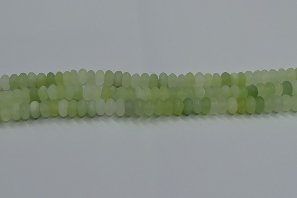 CXJ312 15.5 inches 6*10mm rondelle matte New jade beads wholesale