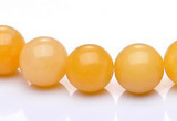 CYJ02 16 inches 6mm round yellow jade gemstone beads Wholesale