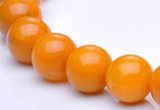 CYJ12 16 inches 10mm round yellow jade gemstone beads Wholesale