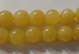 CYJ253 15.5 inches 10mm round yellow jade beads wholesale