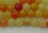 CYJ620 15.5 inches 4mm round yellow jade beads wholesale