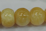 CYJ68 15.5 inches 18*25mm rondelle yellow jade beads wholesale