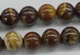 CZJ172 15.5 inches 12mm round iron zebra jasper beads wholesale