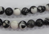 CZJ204 15.5 inches 10mm round black & white zebra jasper beads