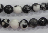 CZJ205 15.5 inches 12mm round black & white zebra jasper beads