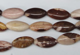 CZJ353 15.5 inches 8*16mm marquise zebra jasper beads wholesale