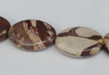 CZJ358 15.5 inches 18*25mm oval zebra jasper beads wholesale