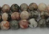 CZJ551 15.5 inches 6mm round pink zebra jasper beads wholesale