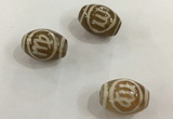 DZI304 10*14mm drum tibetan agate dzi beads wholesale