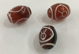 DZI320 10*14mm drum tibetan agate dzi beads wholesale