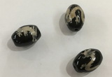 DZI345 10*14mm drum tibetan agate dzi beads wholesale