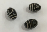 DZI349 10*14mm drum tibetan agate dzi beads wholesale