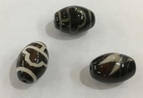 DZI359 10*14mm drum tibetan agate dzi beads wholesale