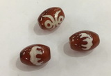 DZI393 10*14mm drum tibetan agate dzi beads wholesale