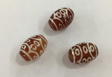 DZI394 10*14mm drum tibetan agate dzi beads wholesale