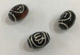 DZI406 10*14mm drum tibetan agate dzi beads wholesale