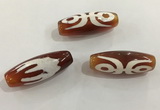 DZI424 10*28mm drum tibetan agate dzi beads wholesale