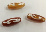 DZI425 10*28mm drum tibetan agate dzi beads wholesale