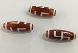 DZI445 10*30mm drum tibetan agate dzi beads wholesale