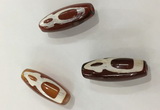 DZI446 10*30mm drum tibetan agate dzi beads wholesale