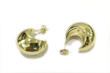 EARR17 16*22mm copper earrings gold plated