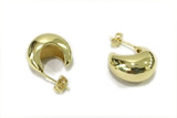 EARR22 11*18mm copper earrings gold plated