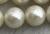 FWP127 15 inches 11mm - 12mm potato white freshwater pearl strands