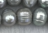 FWP139 15 inches 8mm - 9mm potato grey freshwater pearl strands