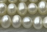 FWP41 14.5 inches 4mm - 5mm potato white freshwater pearl strands