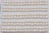 FWP454 half-drilled 5-5.5mm bread freshwater pearl beads