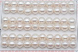 FWP461 half-drilled 8.5-9mm bread freshwater pearl beads