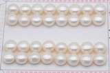 FWP465 half-drilled 10.5-11mm bread freshwater pearl beads