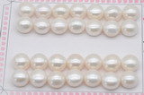 FWP467 half-drilled 11.5-12mm bread freshwater pearl beads