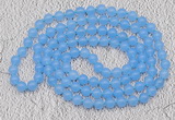 GMN09 Hand-knotted 8mm candy jade 108 beads mala necklaces