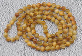 GMN100 Hand-knotted 6mm golden tiger eye 108 beads mala necklaces