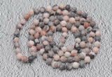 GMN111 Hand-knotted 6mm pink zebra jasper 108 beads mala necklaces