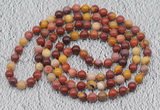 GMN115 Hand-knotted 6mm mookaite 108 beads mala necklaces