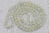 GMN12 Hand-knotted 8mm candy jade 108 beads mala necklaces