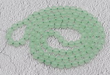 GMN14 Hand-knotted 8mm candy jade 108 beads mala necklaces