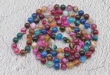 GMN418 Hand-knotted 8mm, 10mm mixed banded agate 108 beads mala necklaces