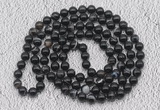 GMN420 Hand-knotted 8mm, 10mm black banded agate 108 beads mala necklaces