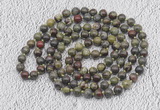 GMN456 Hand-knotted 8mm, 10mm dragon blood jasper 108 beads mala necklaces