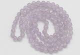 GMN520 Hand-knotted 8mm, 10mm lavender amethyst 108 beads mala necklaces