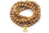 GMN7060 8mm wooden jasper 108 mala beads wrap bracelet necklaces