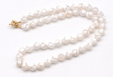 GMN7735 18 - 36 inches 8mm, 10mm faceted round Tibetan agate beaded necklaces