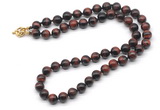 GMN7839 18 - 36 inches 8mm, 10mm round grade A red tiger eye beaded necklaces