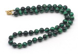 GMN7846 18 - 36 inches 8mm, 10mm round green tiger eye beaded necklaces