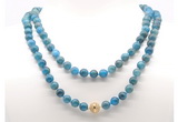 GMN8039 18 - 36 inches 8mm, 10mm apatite 54, 108 beads mala necklaces