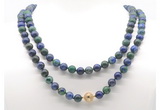 GMN8040 18 - 36 inches 8mm, 10mm chrysocolla 54, 108 beads mala necklaces