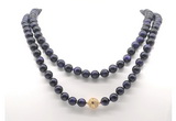 GMN8054 18 - 36 inches 8mm, 10mm purple tiger eye 54, 108 beads mala necklaces